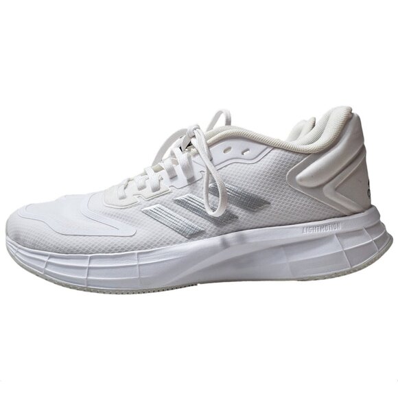 Adidas Duramo‎ Silver Running Shoe Women’s US 9 Trainer Athletic Gently Used *** - Picture 1 of 8